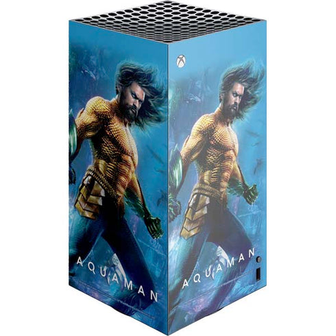 DC Comics Aquaman Movie Arthur Curry Poster XBox Series X Digital Edition Console Skin